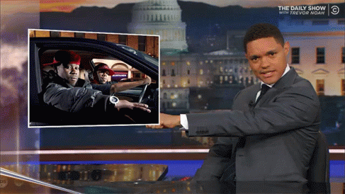 They See Me Rollin GIF - The Daily Show Trevor Noah Ridin GIFs