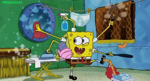 Chores Housework GIF - Chores Housework Spongebob GIFs