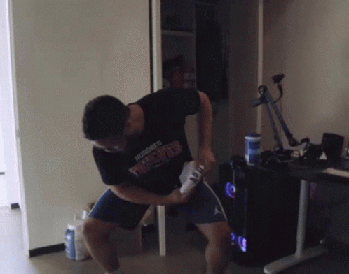 Whipping His Luggage Dancing GIF - Whipping His Luggage Dancing Packing Up GIFs