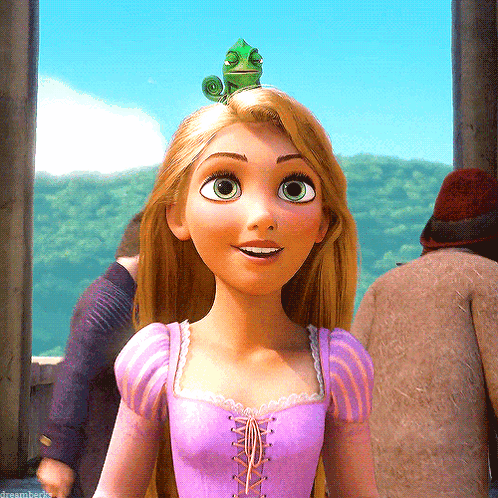 Rapunzel Tangled GIF - Rapunzel Tangled Pascal GIFs