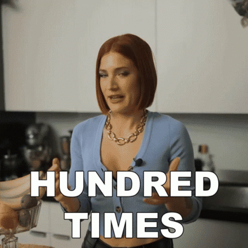 Hundred Times Candice Hutchings GIF