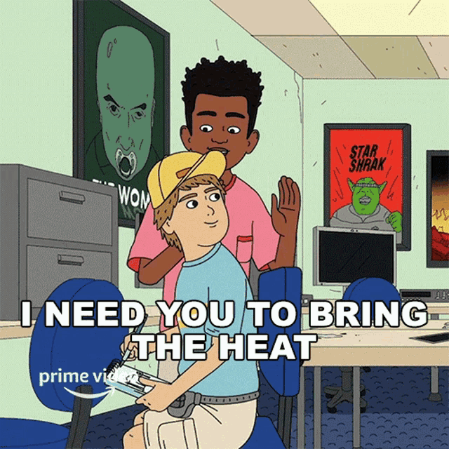 I Need You To Bring The Heat Truman GIF - I Need You To Bring The Heat Truman Dale GIFs
