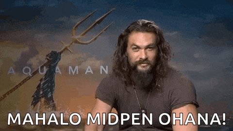 a man with a beard is holding a trident in front of a picture of a man with a beard .