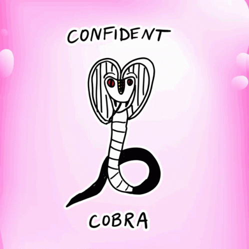 Confident Cobra Veefriends GIF - Confident Cobra Veefriends Feeling Good GIFs