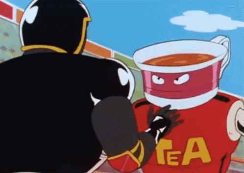 Kinnikuman GIF - Kinnikuman Tea Pack Man Tea Pack GIFs