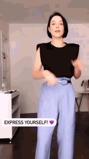 Express Yourself Fashion GIF - Express Yourself Fashion Dancing GIFs