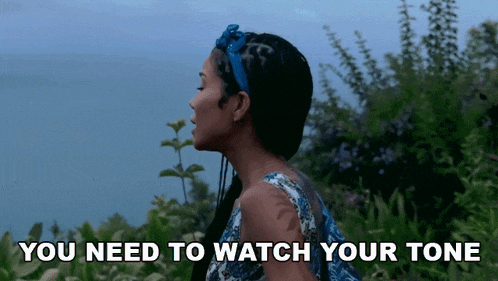 You Need To Watch Your Tone Jhené Aiko GIF - You Need To Watch Your Tone Jhené Aiko None Of Your Concern Song GIFs