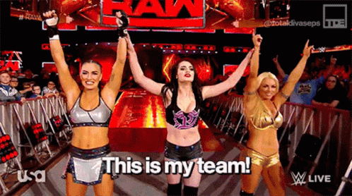 Wwe Paige GIF - Wwe Paige This Is My Team GIFs