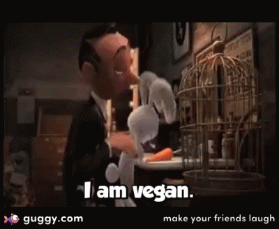 I Am Vegan Govegan GIF - I Am Vegan Govegan Bunny GIFs
