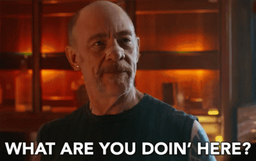 Jk Simmons What Are You Doin Here GIF - Jk Simmons What Are You Doin Here Father Figures GIFs