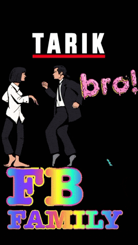 a poster that says tarik and jb family