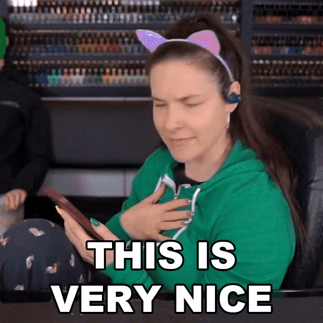 This Is Very Nice Cristine Raquel Rotenberg GIF - This Is Very Nice Cristine Raquel Rotenberg Simply Nailogical GIFs