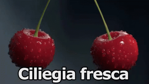 Ciliegia Fresca Frutto Primavera Buona Cibo GIF - Cherry Fresh Fruit GIFs