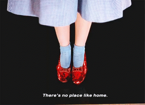 Theres No Place Like Home Red Shoes GIF