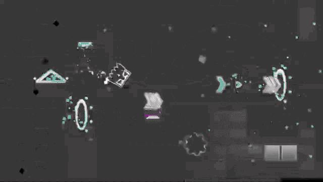 a black and white image of a video game with a light coming out of the middle .