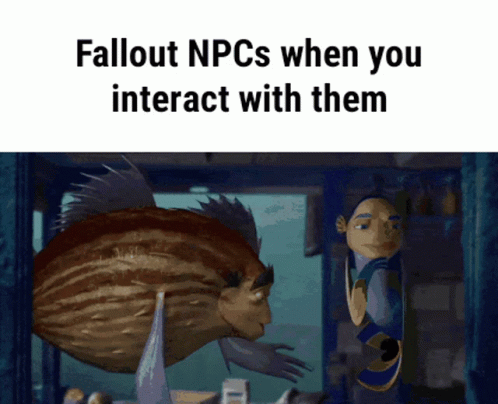 Fallout Npc GIF - Fallout Npc Pufferfish GIFs