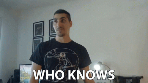 Who Knows Rudy Ayoub GIF - Who Knows Rudy Ayoub Goodness Knows GIFs