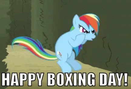 Happy Boxing Day Mlp GIF - Happy Boxing Day Mlp Joke GIFs