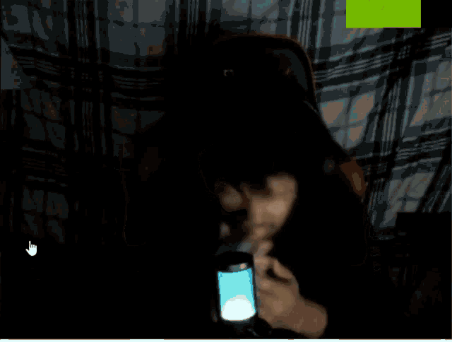 a man sitting in a chair with his eyes closed and a screen that says secs on the bottom