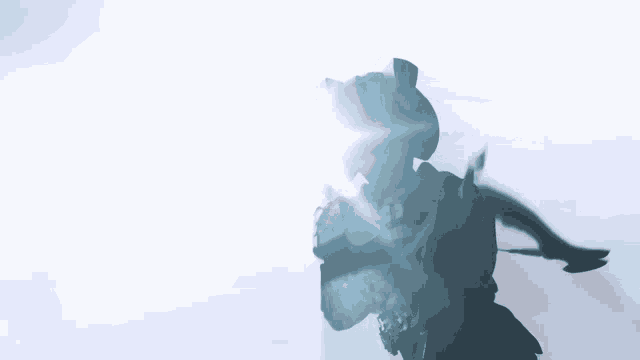 a silhouette of a person holding a bow and arrow against a white background