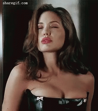 Excited Angelina Jolie GIF - Excited Angelina Jolie Whatever GIFs