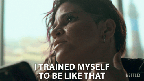 I Trained Myself To Be Like That Angela Gomez GIF - I Trained Myself To Be Like That Angela Gomez Obliterated GIFs
