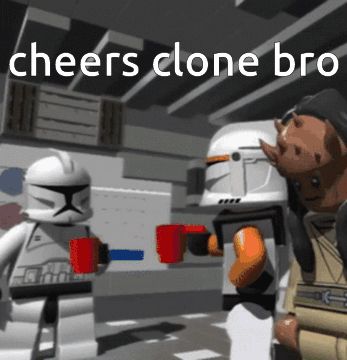 Cheers Cloen Bro GIF - Cheers Cloen Bro Battlefront 2 GIFs