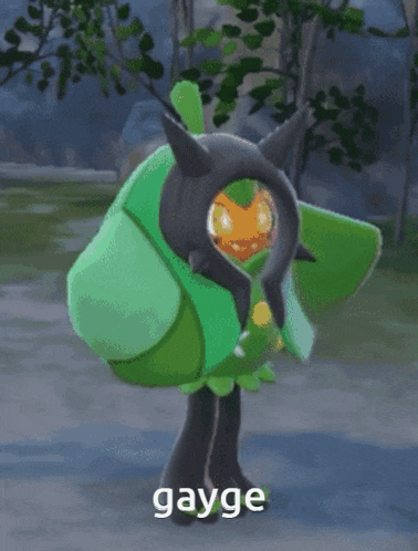 a picture of a cartoon character with the word gayge on it