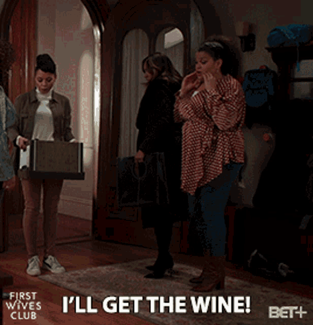 Ill Get The Wine Alcohol GIF - Ill Get The Wine Alcohol Lets Drink GIFs