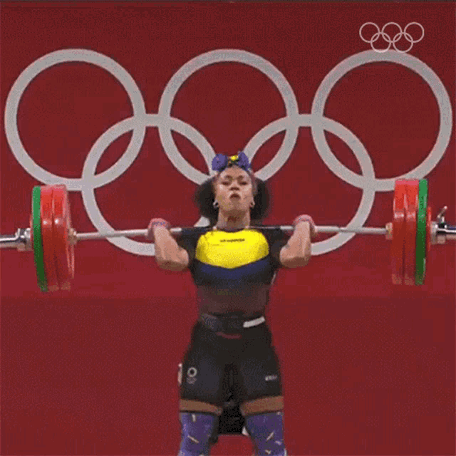 Weightlifting Neisi Dajomes GIF - Weightlifting Neisi Dajomes Ecuador GIFs