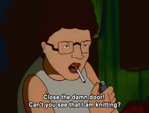 King Of The Hill Peggy Hill GIF - King Of The Hill Peggy Hill Close The Damn Door GIFs