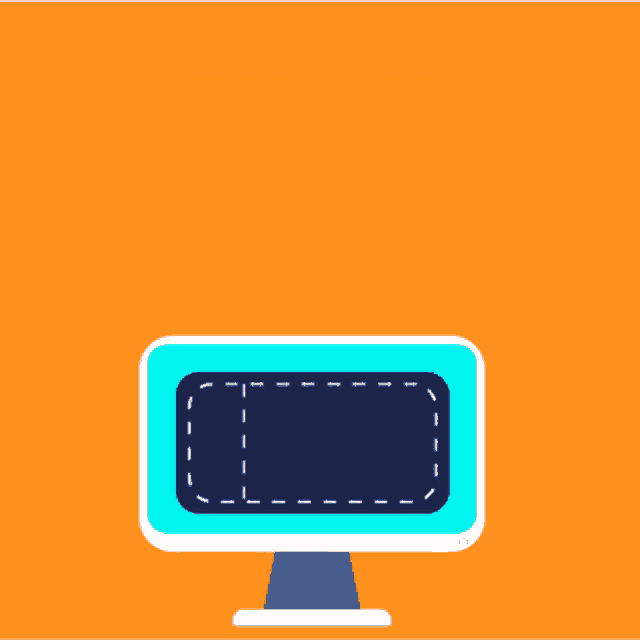 a cartoon illustration of a skull and crossbones on a computer screen