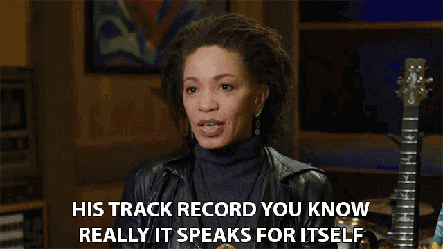 His Track Record You Know Really It Speaks For Itself GIF - His Track Record You Know Really It Speaks For Itself Complimenting GIFs