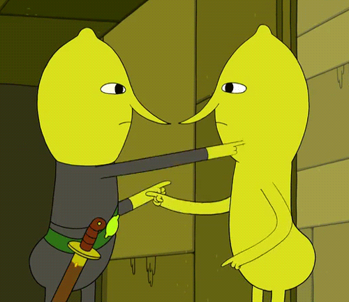 Besties GIF - Adventure Time Lemongrab GIFs
