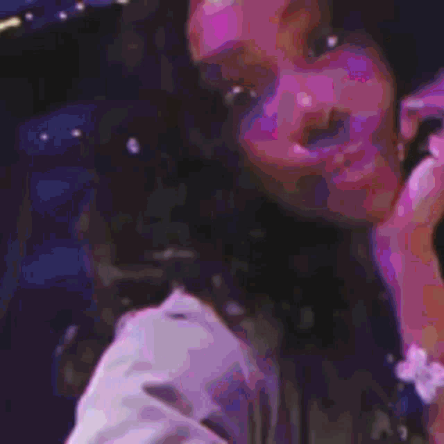 a blurred image of a woman with the word boost written on it