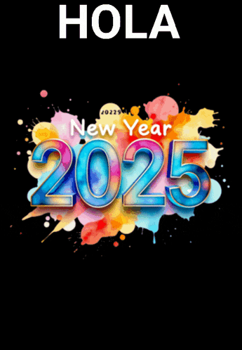 a poster with the number 2025 on it