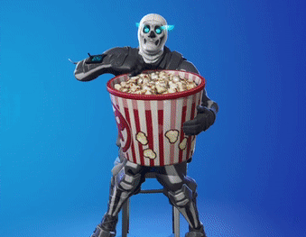 Fortnite Skull Trooper GIF - Fortnite Skull Trooper Jumbo Popcorn GIFs