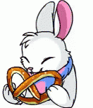 Bunny Eat GIF - Bunny Eat Pretzel GIFs