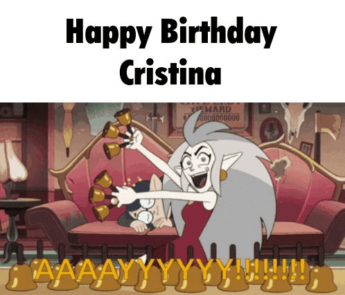 Toh Happy Birthday GIF - Toh Happy Birthday Cristina GIFs