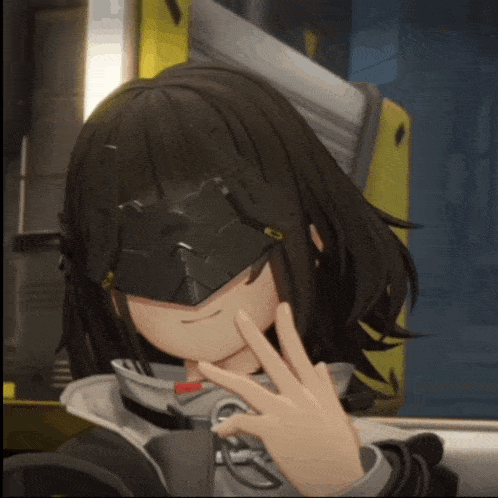 a girl with a mask on her face is giving the peace sign