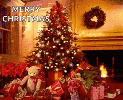 Christmas Presents Christmas Tree GIF - Christmas Presents Christmas Tree Merry Chirstmas GIFs