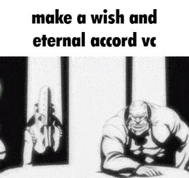 a black and white poster that says make a wish and eternal accord