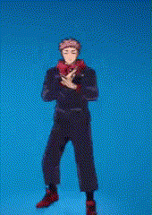 a man in a black sweater and red scarf is standing with his hands on his chest .