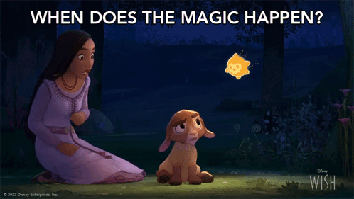 When Does The Magic Happen Asha GIF - When Does The Magic Happen Asha Valentino GIFs