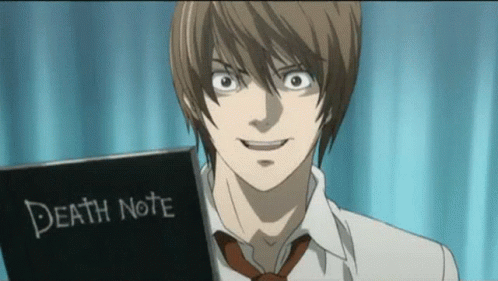 Death Note Hahaha GIF - Death Note Hahaha Look At This GIFs