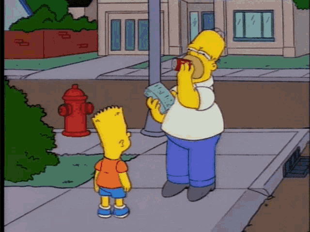 Homer Litter Easier Duh Simpsons GIF - Homer Litter Easier Duh Simpsons Bart GIFs