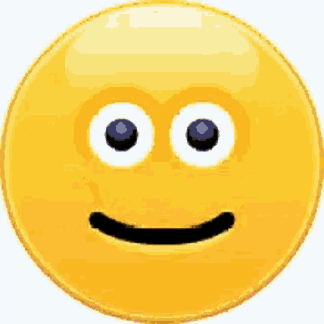 a yellow smiley face with red lips and closed eyes .