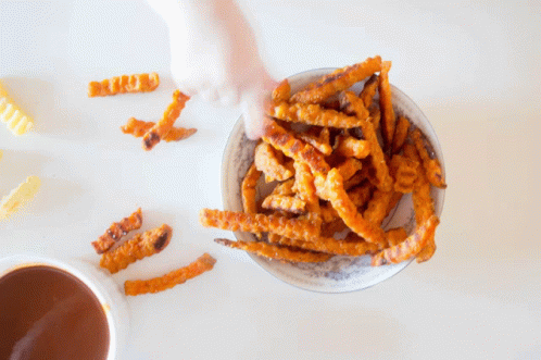 Sweet Potato Fries Fries GIF - Sweet Potato Fries Fries Sweet Potato GIFs