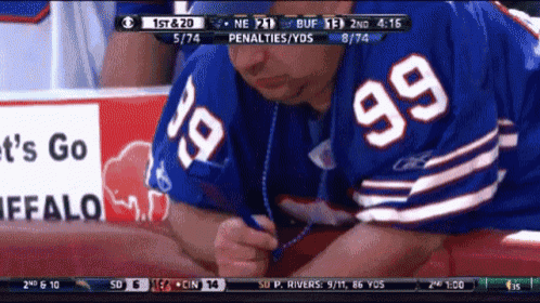 Sad Bills Fan GIF - Bills Buffalo Bills Football GIFs