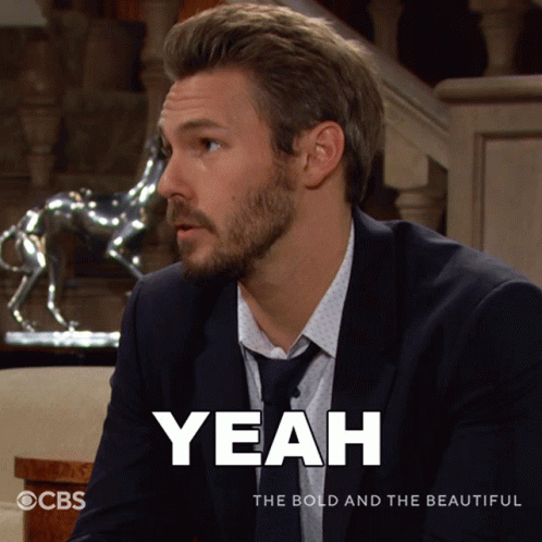 Yeah Liam Spencer GIF - Yeah Liam Spencer The Bold And The Beautiful GIFs